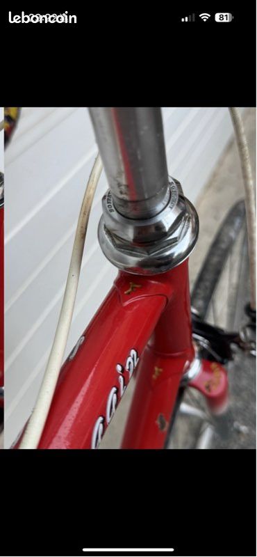 Cadre Vélo Faggin Cromovelato Cadre De Vélo Route Faggin Cromovelato Columbus Aelle 57cm - Vintage Campione Del Mundo Cadre Acier Columbus 57 Cm