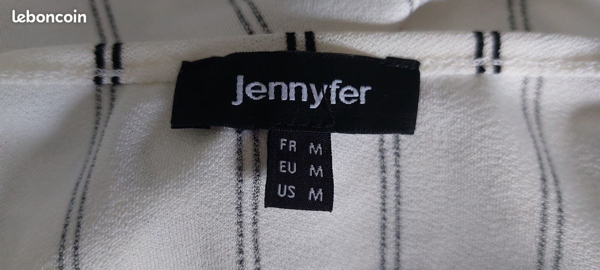 T-shirt Polo Jennyfer - Taille M - Jaune - État Très Bon (TBE)