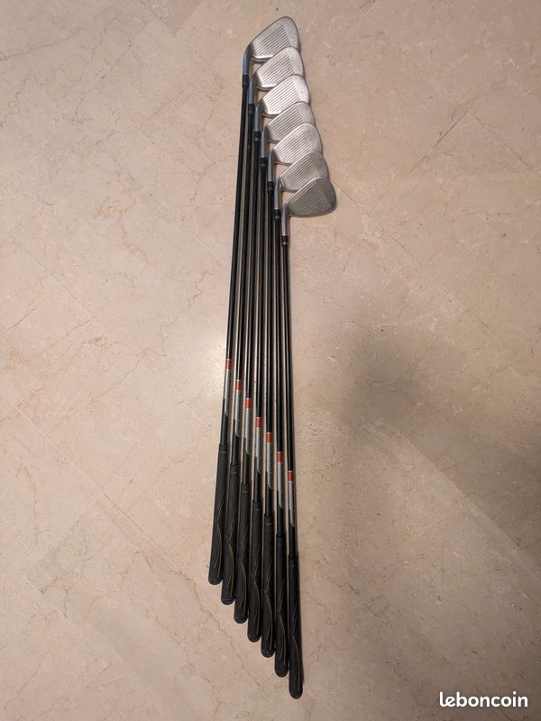Lot De 7 Fers TaylorMade Burner Plus 4-PW Avec Poignées GolfPride – Tiges Rigides Pour Droitier