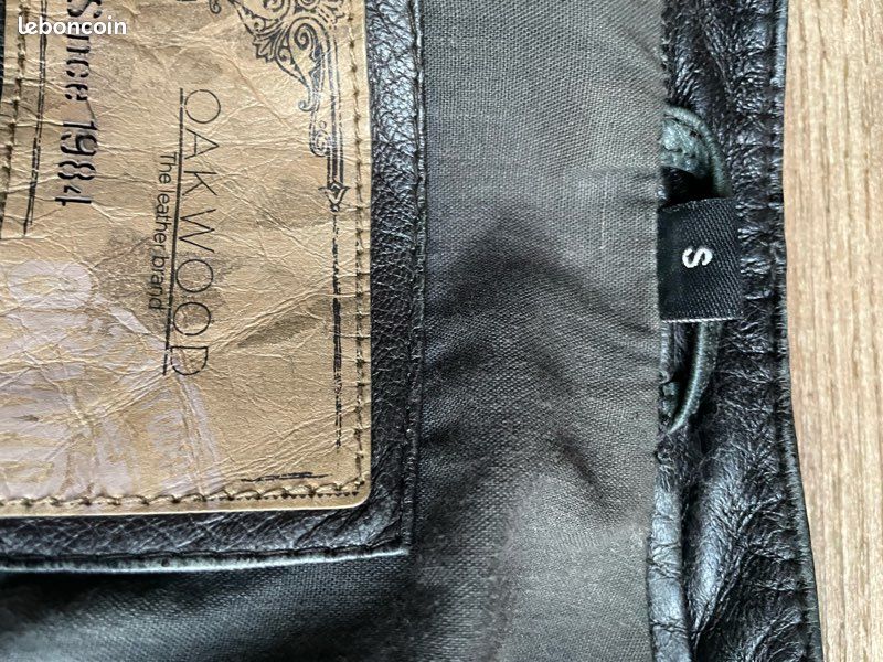 Veste cuir marron femme (image 9)