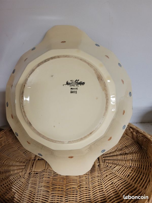 Soupière 🥗 Sarreguemines modèle 5035 vintage (image 6)