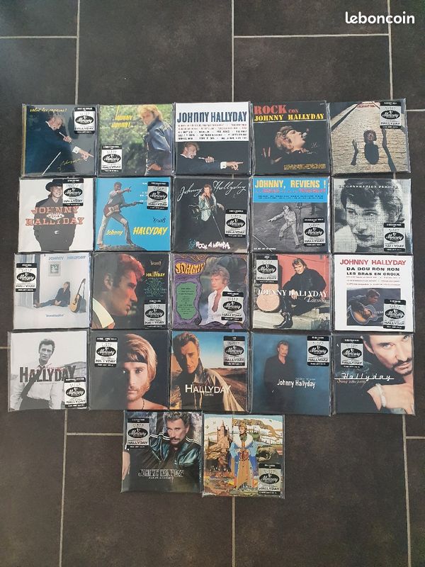 Lot de 22 CD's Johnny Hallyday édition limitées neufs (image 1)