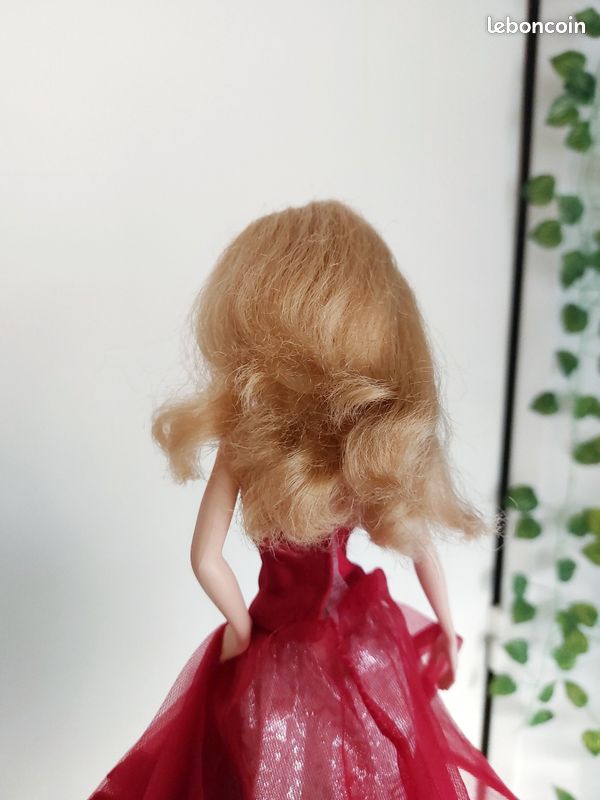 Robe De Noël Fille Quelle Poupée - Rouge - Taille 4/5 Ans - Avec Robe Assortie Pour Poupée