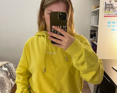 Desigual Sweat capuche messages Jaune - Taille M - Comparer avec