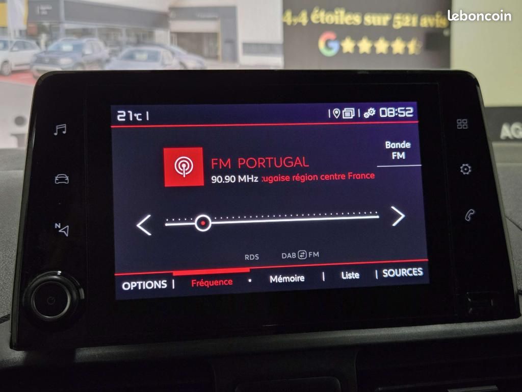 CITROEN BERLINGO 1.5 BlueHDi S&S - 100 III FOURGON Fourgon M Driver 650 kg PHASE 1 (image 17)