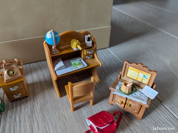 Calico Critters Piano And Desk Set Classic Furniture Set Sylvanian