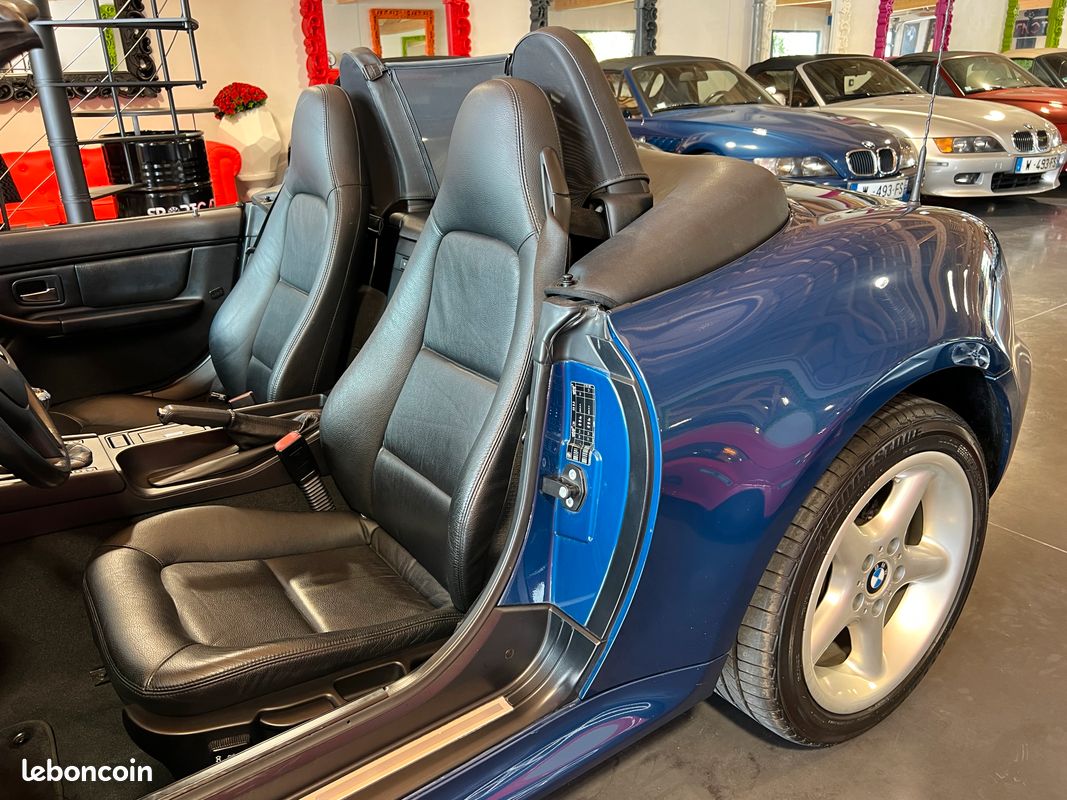 BMW Z3 2.2 6 Cylindres 170cv Phase 2 "Bleu Topaze / Cuir Classique Noir" 04/2001 SEULEMENT 65.000 km "ETAT NEUF" *LIVRAISON POSSIBLE (image 8)