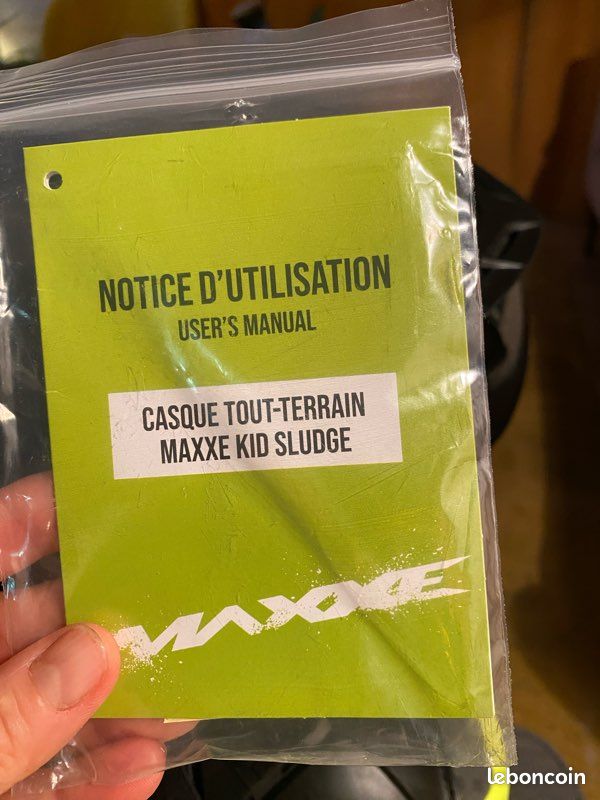 Casque MAXXE KID Tout terrain + Protège tibia (image 3)