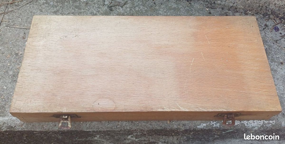 Boite en bois ancienne petite boite de rangement (image 4)