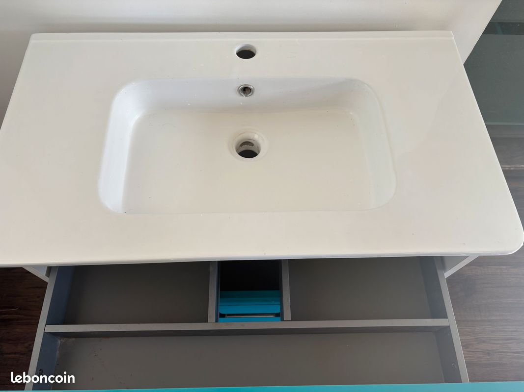 Meuble sous vasque + vasque salle de bain (image 9)