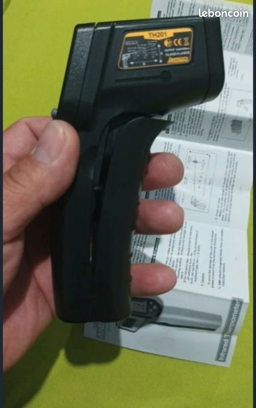 Neuf - Pistolet de Mesure de Température Infrarouge Numérique - Rapide et Précis (image 3)