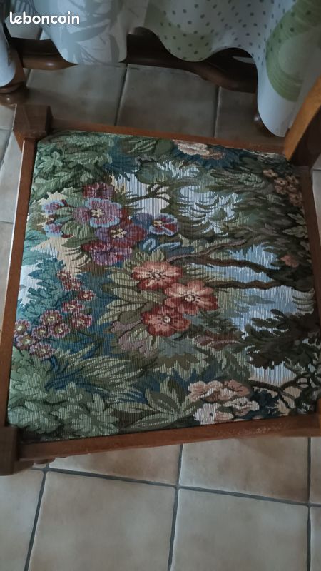 Table ovale et 6 chaises en chêne (image 2)