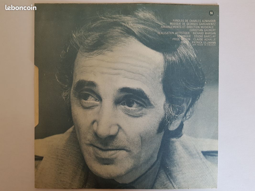 Vinyle 45 tours : Charles Aznavour – me voilà seul (image 2)