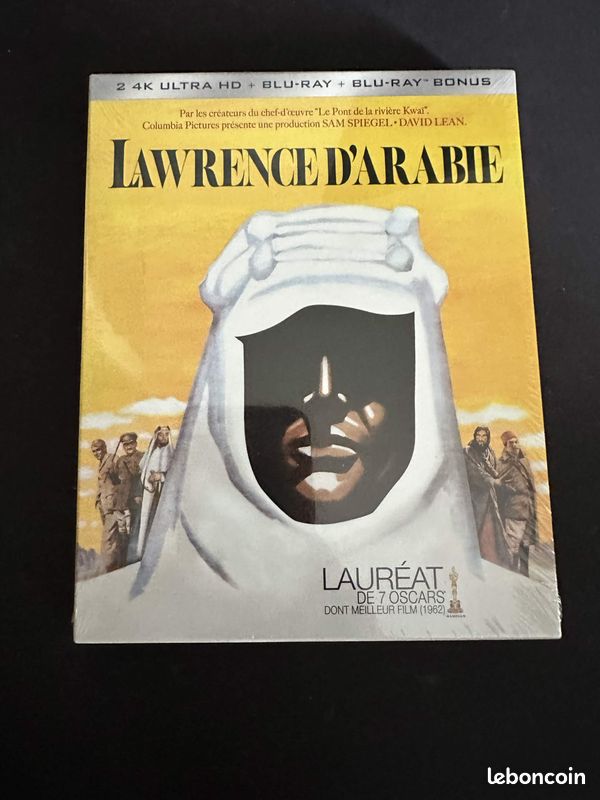 Lawrence d'arabie 4K/blu-ray (neuf sous blister) (image 1)