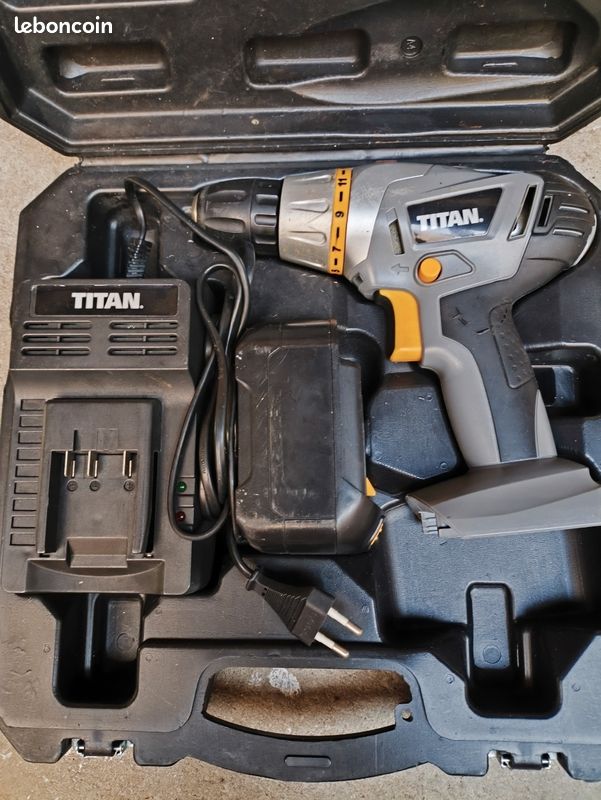 Perceuse visseuse Titan avec malette (image 3)
