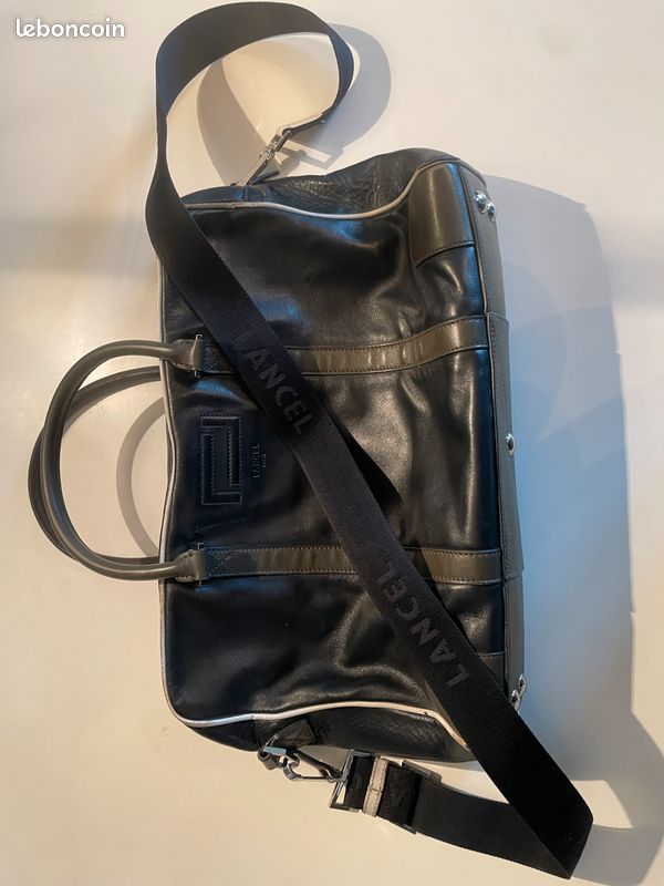 Porte Document Besace LANCEL noir (image 1)