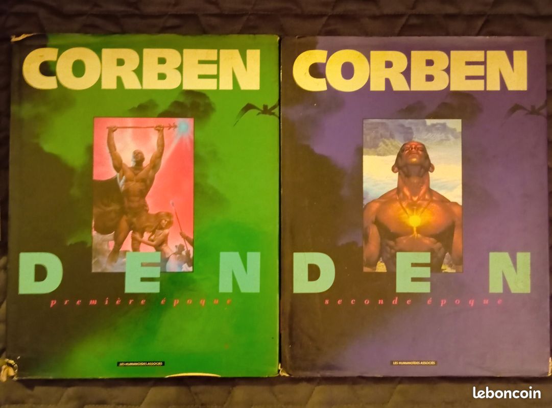 CORBEN DEN première& seconde époque original vintage - Livres