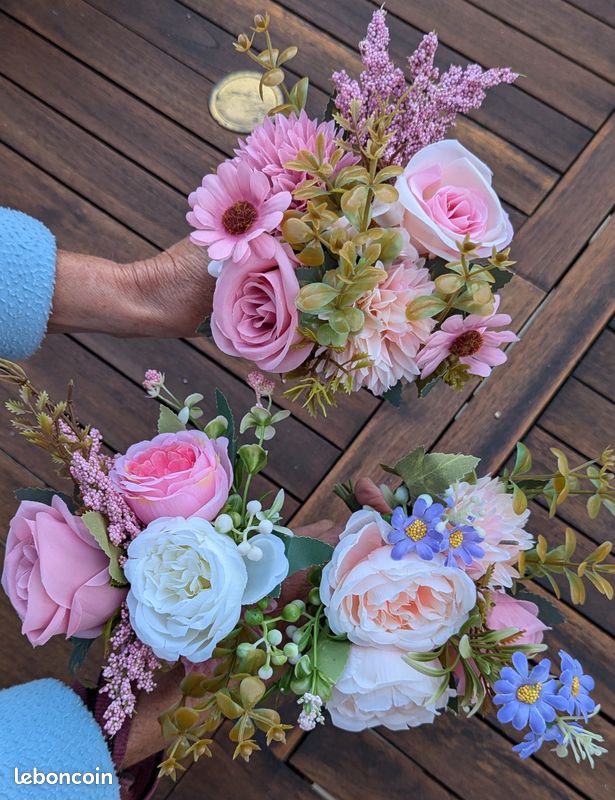 Bouquets et guirlandes de fleurs artificielles pour mariage, fête... (image 4)
