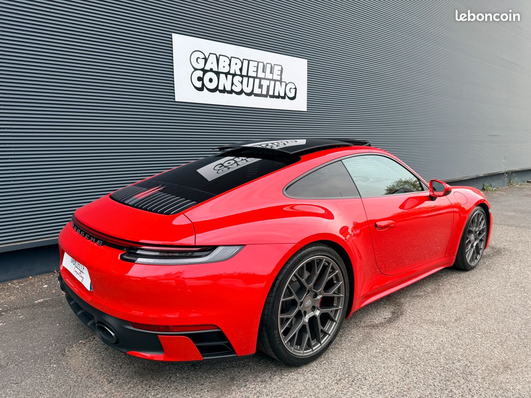 Porsche 911 992 Carrera 4S 3.0 450cv - 39500km - SportDesign - Chrono - TO - Immat FR ✅ (image 2)