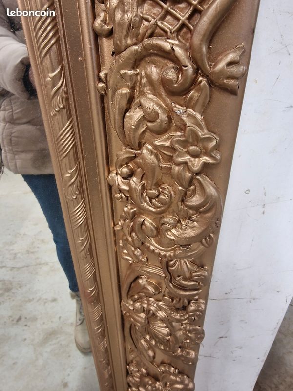 Superbe miroir en platre 1m 30 de hauteur sur 96 cm de largeur (image 3)