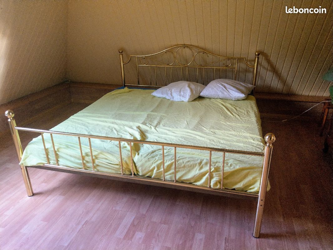 Lit Laitonne avec 2 Matelas (image 1)