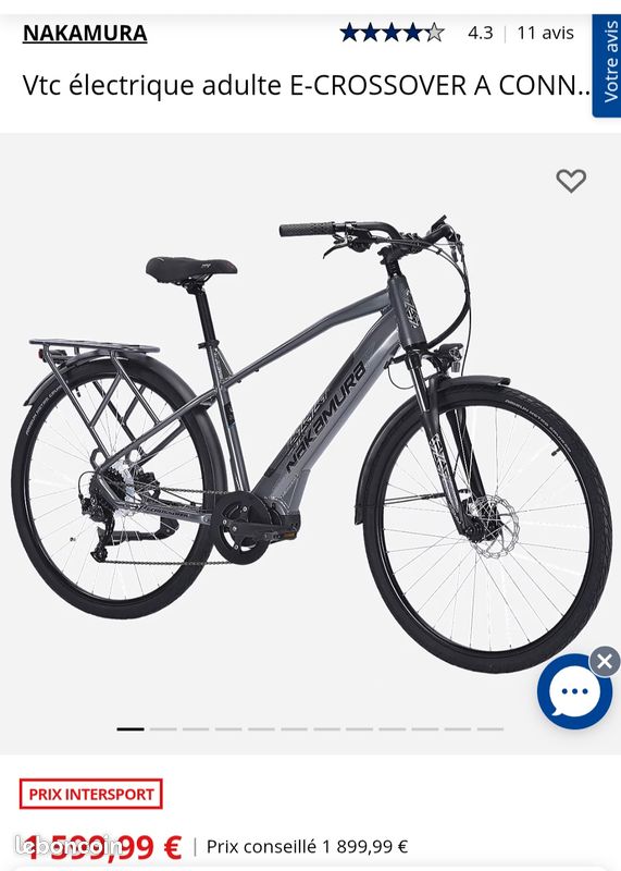 Nakamura VÃ©lo Ã©lectrique Les NumÃ©riques Vélo électrique