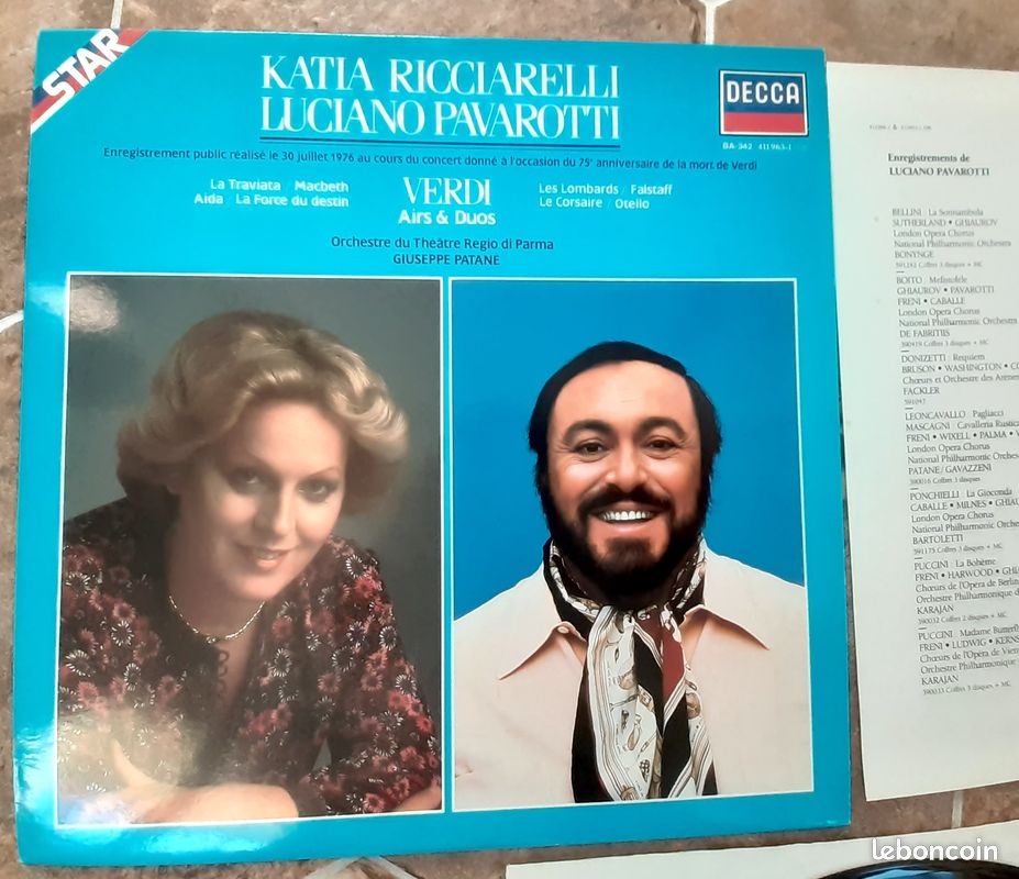 Lot de 4 albums vinyles 33 tr Pavarotti (image 4)