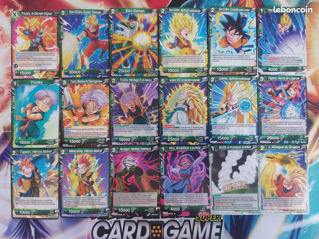 Collection Full Set cartes C/UC 90/90 DB3 Giant Force / Dragon Ball Super  Card Game - Collection