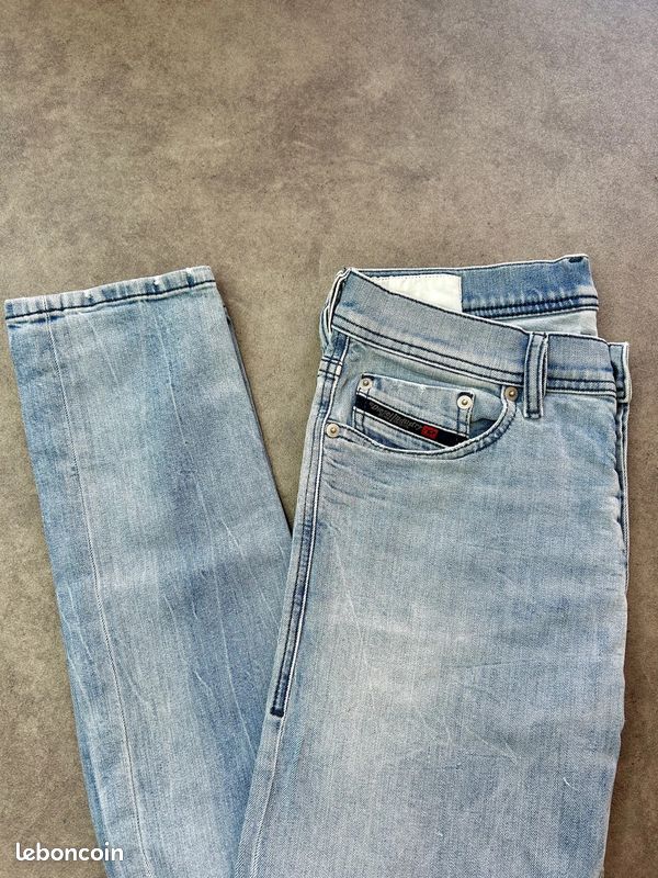 Jean Diesel Tepphar slim carrot clair W29 L32 pantalon homme (image 2)