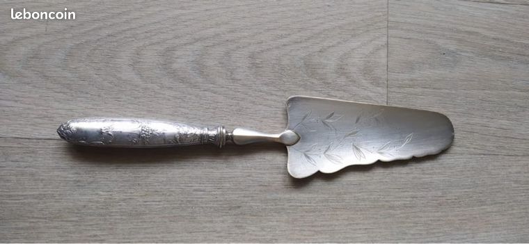 Pelle à Tarte Vintage Bakélite Et Inox 1930-1950 Avec Boîte D'origine