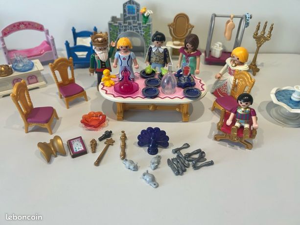2 Chaises Playmobil Vintage Royal Château Réception Princes - Occasion (de Playmodan)