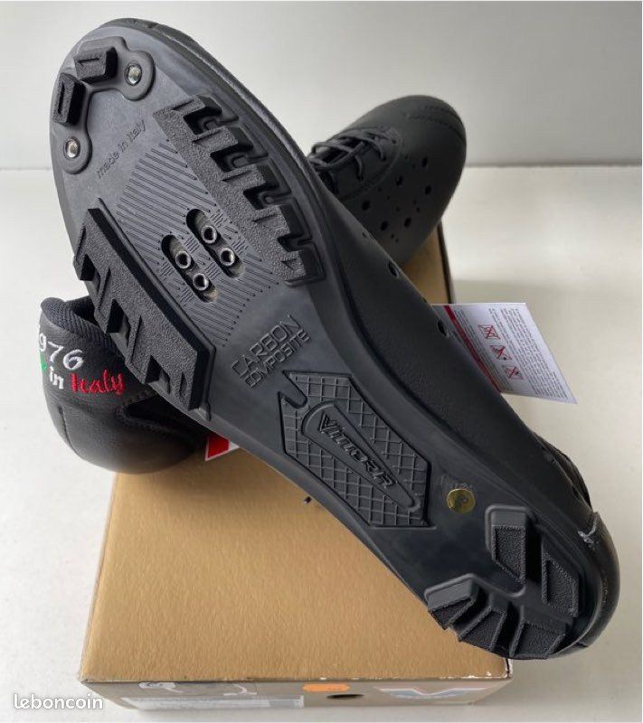Chaussures Cycliste Vittoria Classic 1976 – Pointure 42, Neuves, Vintage