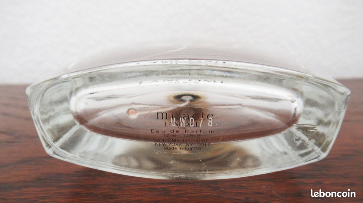 Flacon vide 100 ml : Eau de parfum Miracle de Lancôme (image 3)