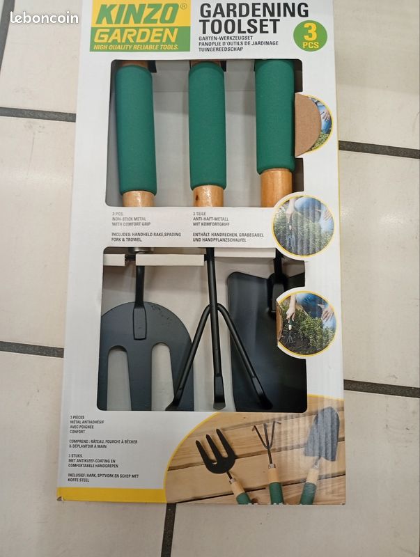 Set d'outils de jardinage 3 pièces (image 4)