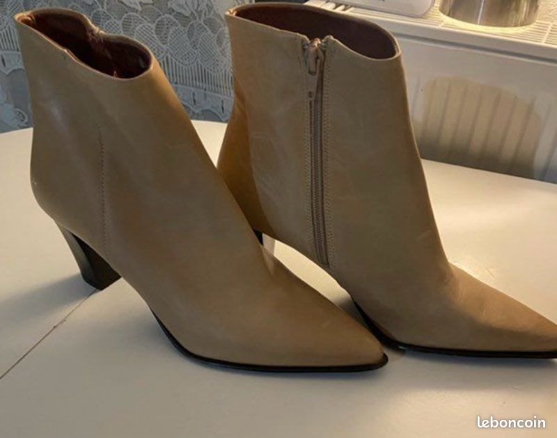 Bottines cuir (image 1)