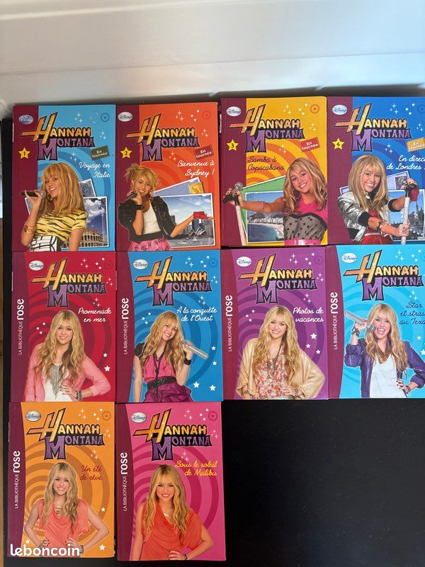 Lot bibliothèque rose Hannah Montana (image 1)