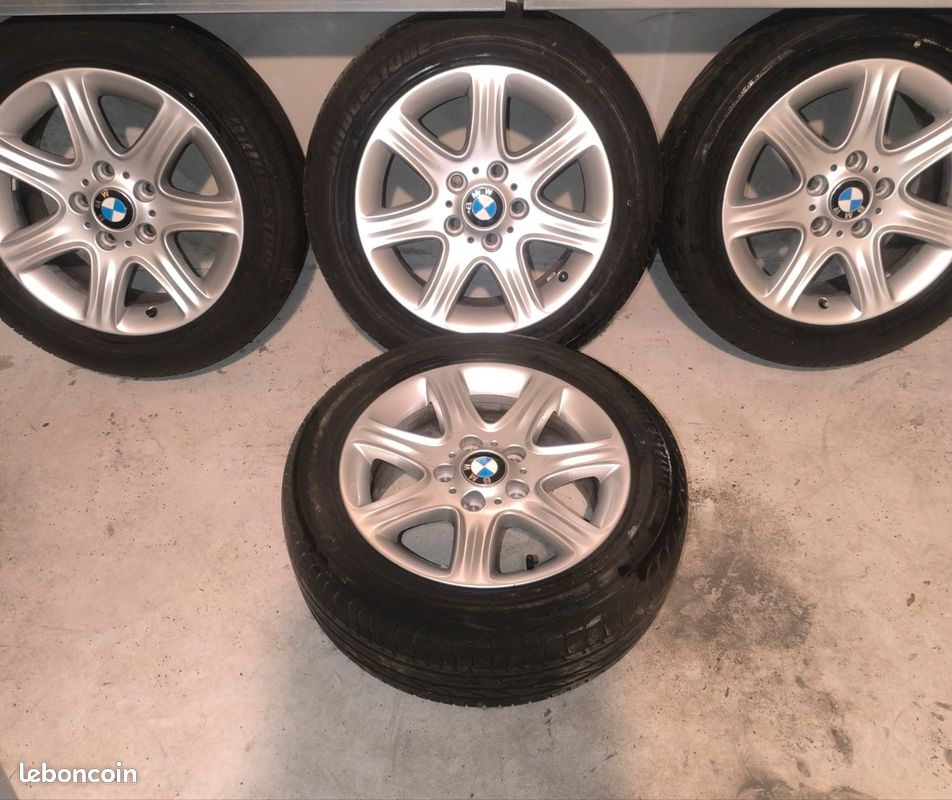 Jantes d’origine BMW Série 1 F20 / F21 16” avec pneus été Bridgestone (image 1)