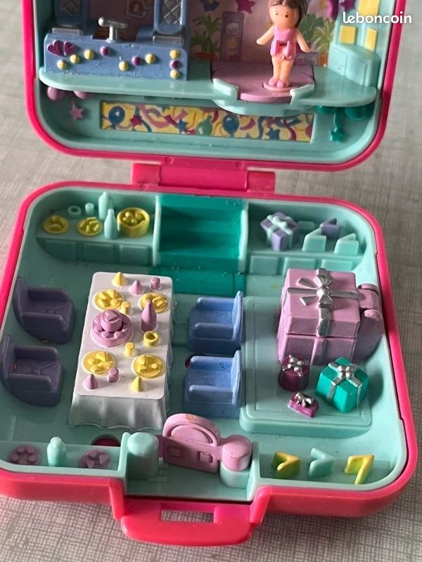 Polly Pocket - Coffret Polly à Paris Avec Figurines - Édition Bluebird (occasion)