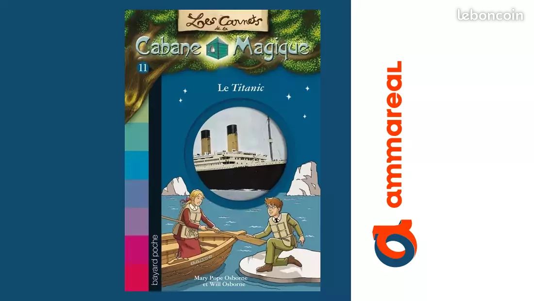 Les carnets de la cabane magique, Tome 11: Le Titanic - Eric Chevreau (image 1)