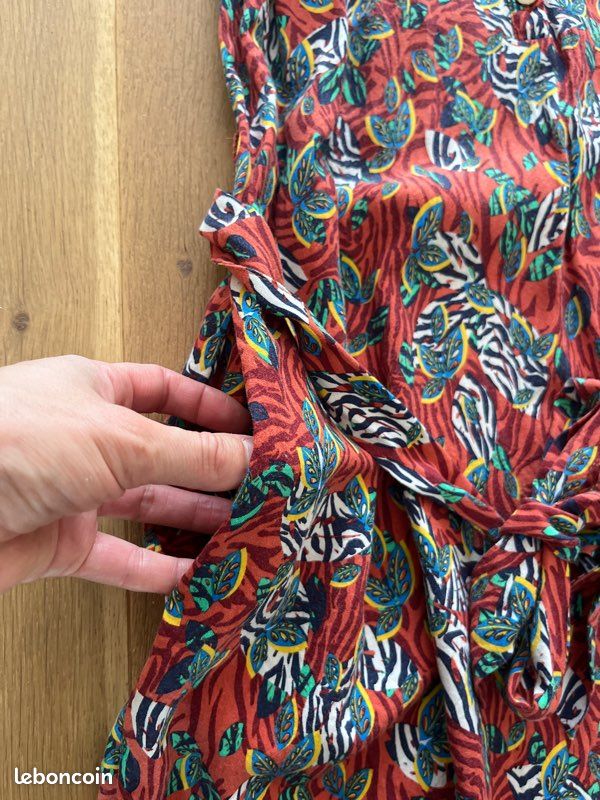 Robe femme motif wax T40 (image 3)