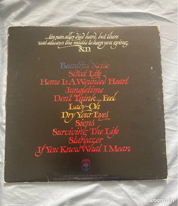 Neil Diamond « Beautiful Noise » vinyle (image 3)