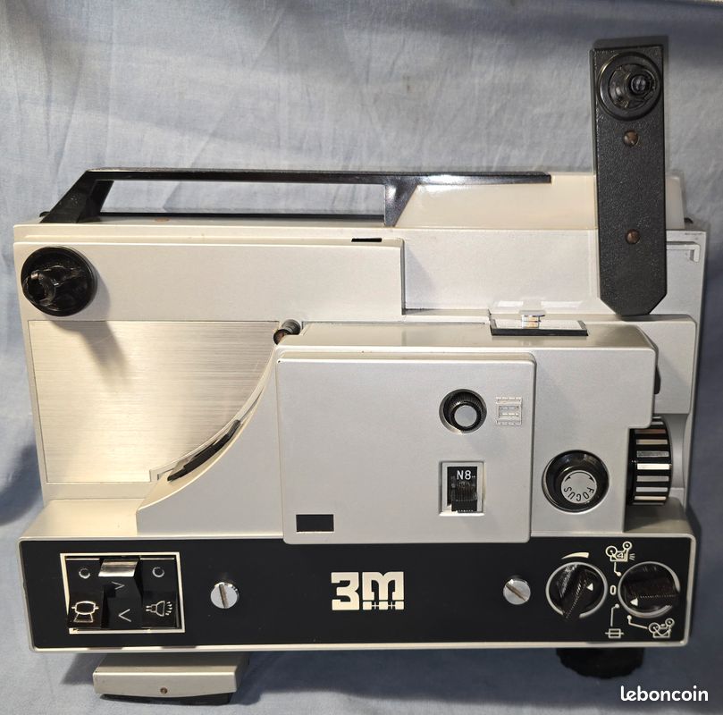 Projecteur De Films Super 8 Muplet Matic – Vintage Blanc – Fabriqué En Italie (Occasion)