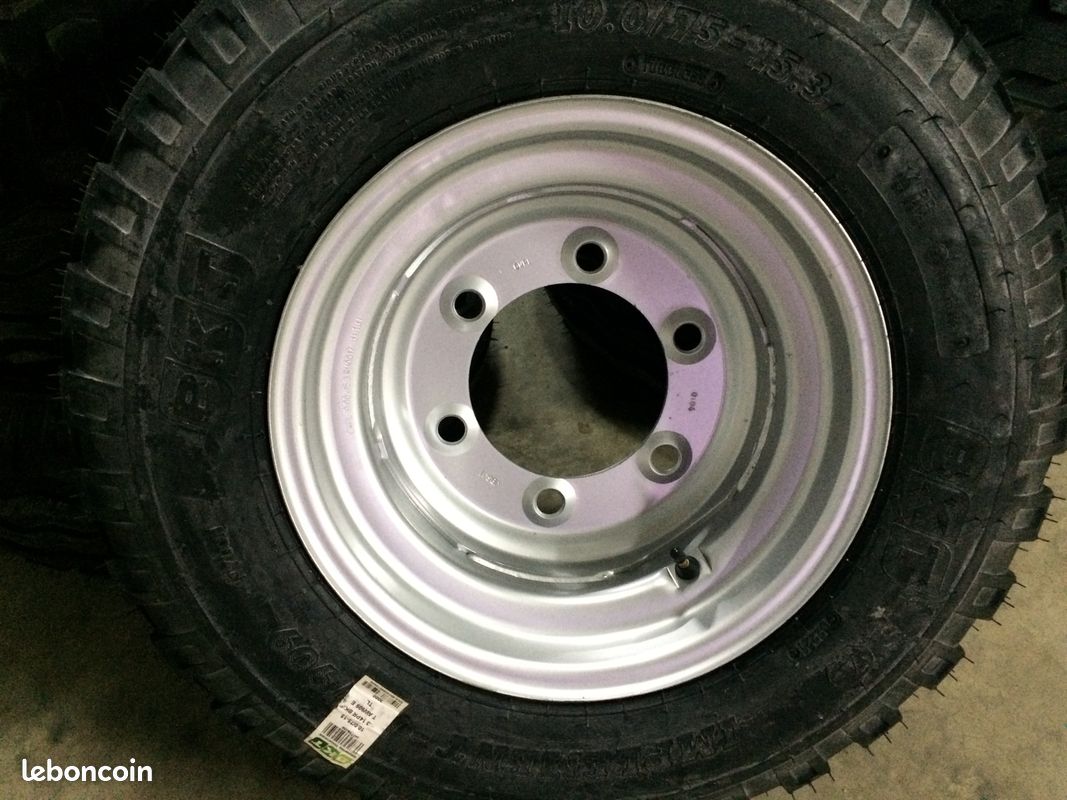 ROUE REMORQUE NEUVE 10.0/75/15.3 benne neuf (image 1)