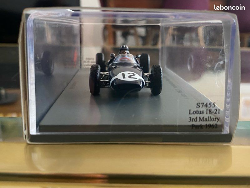 F1 LOTUS 18-21 Gp Mallory Park 1962 Graham Hill Spark 1/43 - Modélisme
