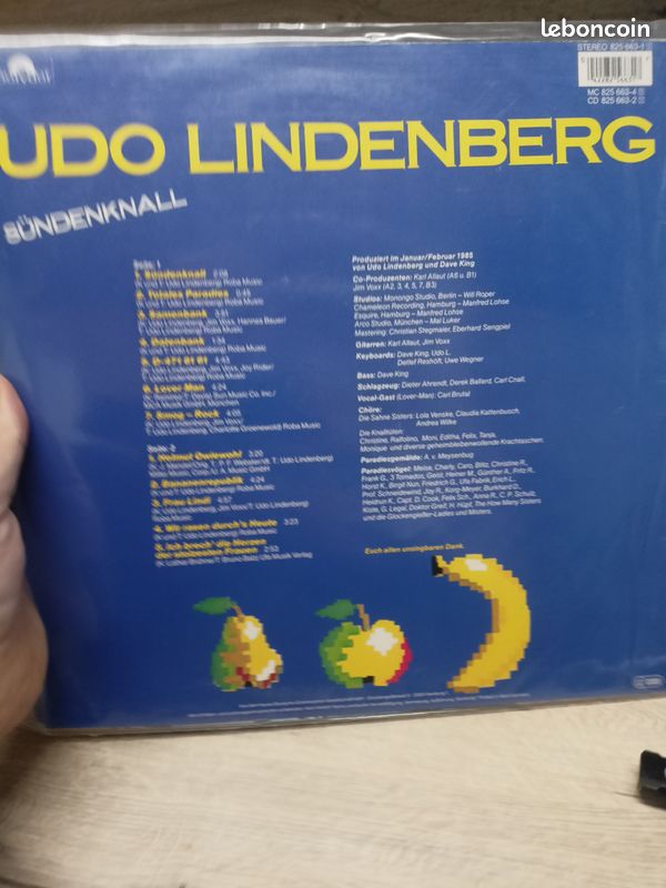 Vend vinyle 33 tours : Udo Lindenberg (image 2)