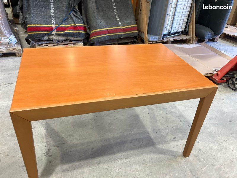 Table Bois extensible plus quatre chaises (image 13)