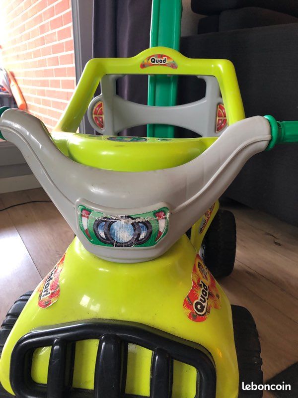 Porteur enfant « quad safari » avec arceau de sécurité Jeux Jouets