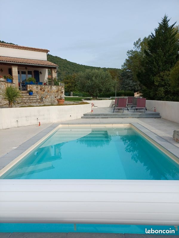 Location chambre & cuisine. Piscine privée pour 2 voyageurs Parc National des Cévennes (image 17)