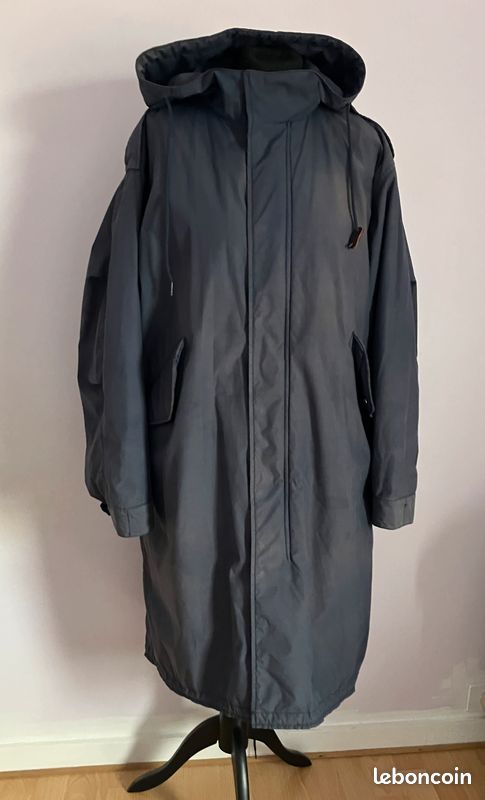 Parka Femme Noire Taille 42/44 – Marque Bleu Bonheur, Occasion Très Bon état