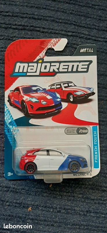 Voiture Miniature Majorette Renault R17 – Échelle 1/64, Métal, Rouge
